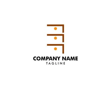 Cabinet logo icon design template Stock Illustration