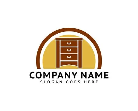Cabinet logo icon design template Stock Illustration