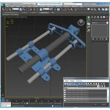 Cabinet Makers Vise Woodstock D4026 3d Model 91429270