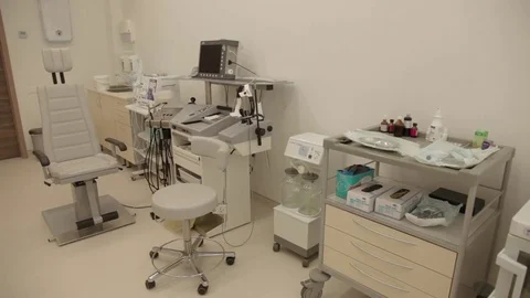 Cabinet of otorhinolaringologist  Stock Footage 82598093
