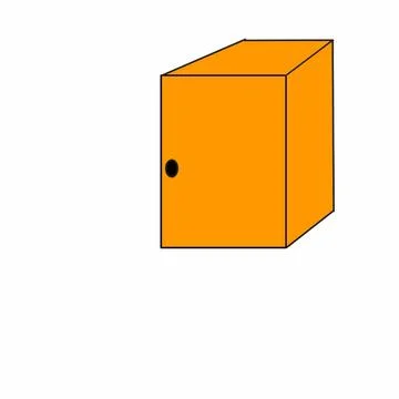 Cabinet save to money Illustrazione stock