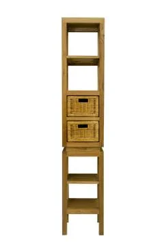 Cabinet on white background Stock Photos