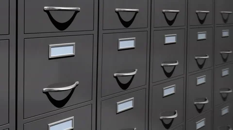 Cabinets folders file animation. 스톡 동영상 66795379