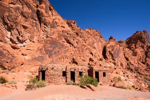 Cabins Valley of Fire Stock Photos
