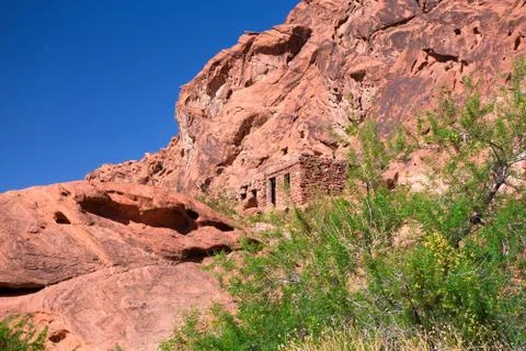 Cabins Valley of Fire Stock Photos