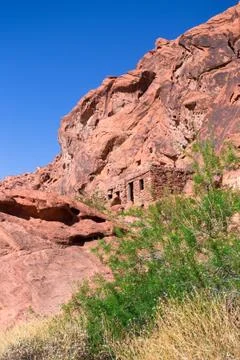 Cabins Valley of Fire Stock Photos