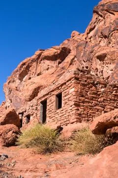 Cabins Valley of Fire Stock Photos