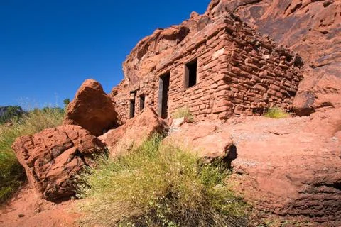 Cabins  Valley of Fire Stock Photos