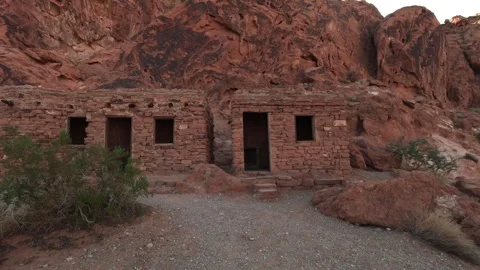 The Cabins at the Valley of Fire state Park Video stock 271620871