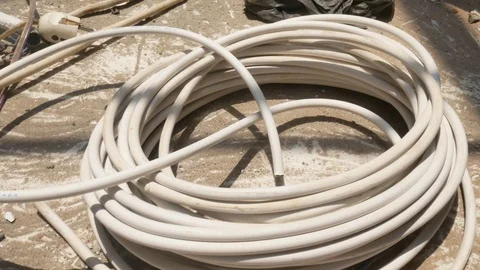 Cable 4k full HD footage Stock Footage 119760077