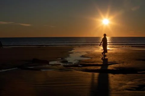 Cable Beach Sunset Stock Photos