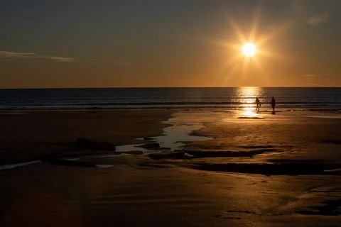 Cable Beach Sunset 스톡 사진