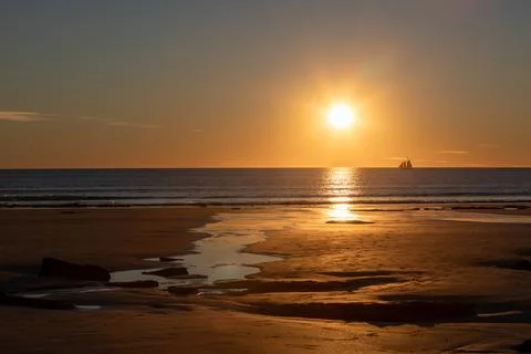 Cable Beach Sunset 스톡 사진