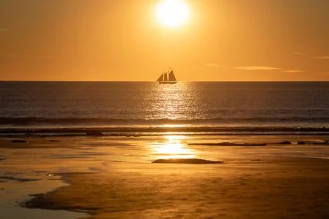 Cable Beach Sunset Stock Photos