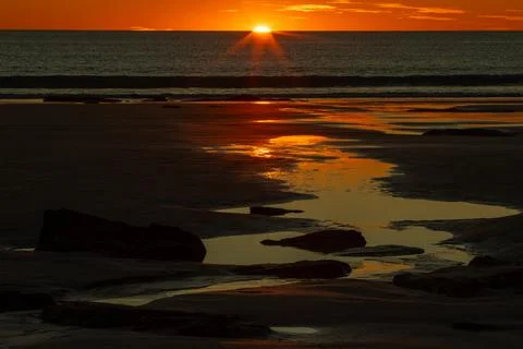 Cable Beach Sunset Stock Photos