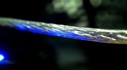 CABLE WITH BLUE LIGHT 動画素材 37527128