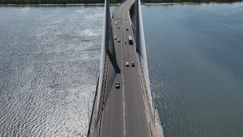 Cable Bridge At Aracaju In Sergipe Brazil. Stock Footage 310019115