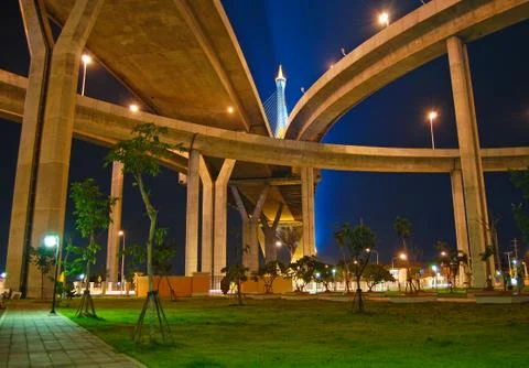 Cable bridge Stock Photos