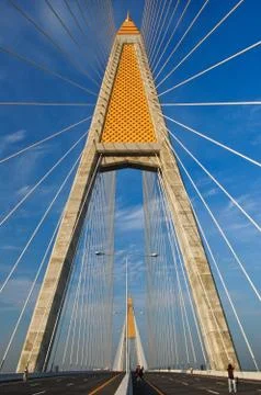Cable bridge Stock Photos