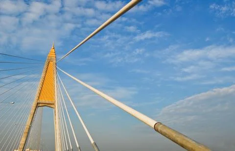 Cable bridge Stock Photos