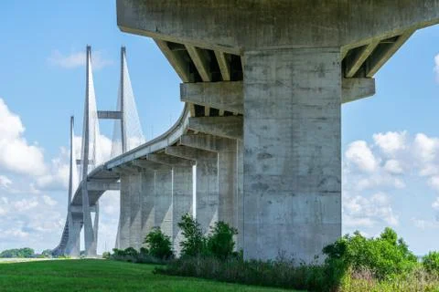 Cable Bridge Stock Photos