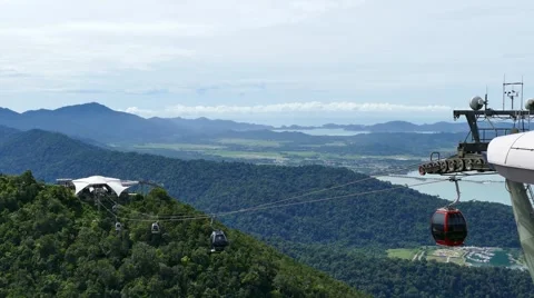 Cable Cab Langkawi Stock Footage 50539733