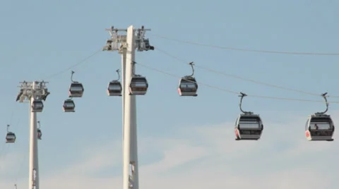 Cable car 02 Stock Footage 32750716