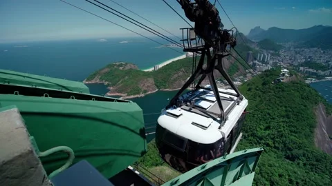 Cable car in Brazil Rio de Janeiro Stock Footage 224311832