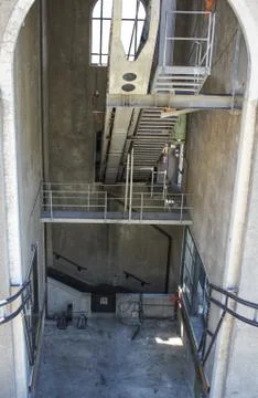 Cable car building Foto stock