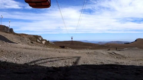 Cable car Busteni Romania Video stock 103139698