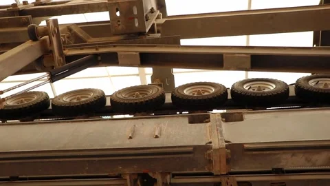 Cable car cabin gears Stock Footage 254958646