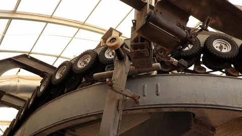 Cable car cabin gears Stock Footage 254994620
