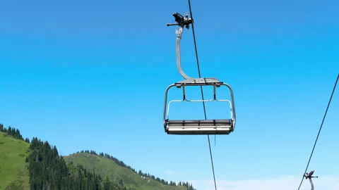 Cable car cabins overhead Stock Footage 299830411
