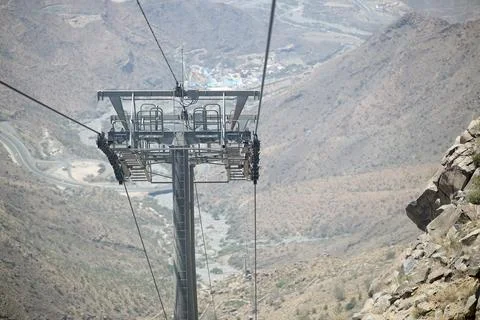 Cable car construction Fotos Stock