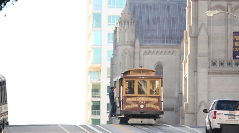 Cable Car Stock Footage 35521240