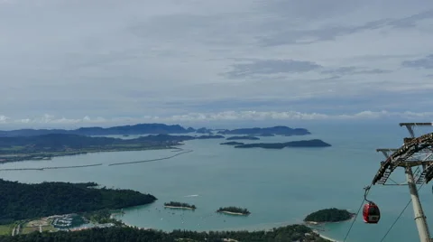 Cable Car Geopark Stock Footage 50560115