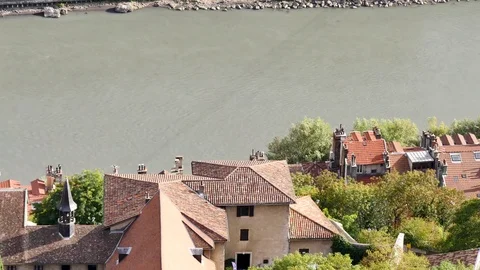 Cable car of grenoble Stock Footage 96223769