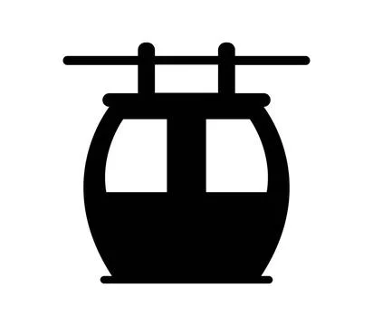 Cable car icon illustrated in vector on white background cable car icon il... Stock Photos
