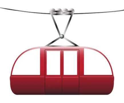 Cable Car Stock Illustration