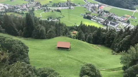 Cable car journey Stock Footage 114312995