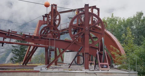 Cable Car Machine Stock Footage 169919930