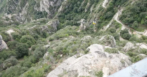 Cable Car to Montserrat Monastery 動画素材 299924957