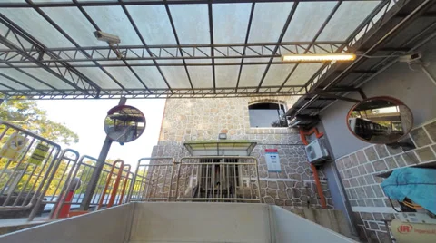 Cable Car Moving Down from Penang Hill Stock Footage 33694607