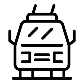 Cable car moving on ropeway line icon Stock Illustration