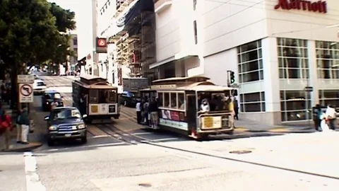 Cable Car Nr. 17 in San Francisco (USA) Video stock 81576760