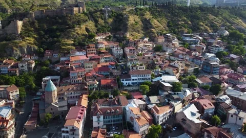 Cable Car In The Old City Stock Footage 168948349