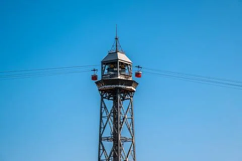 On the cable car. Stock Photos