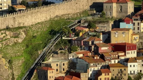 The cable car in Porto Stock Footage 257835991