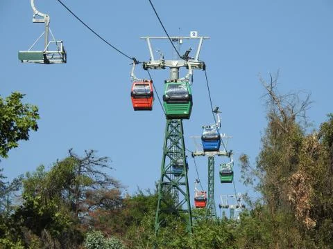 Cable car ride Stock Photos