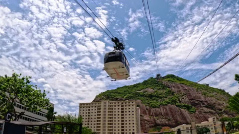 Cable Car in Rio De Janeiro, Brazil Stock Footage 234659767